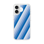スリムプロテクションケース［ Middle Stripe - Blue ］