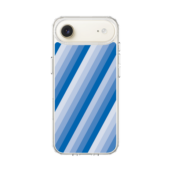 スリムプロテクションケース［ Middle Stripe - Blue ］