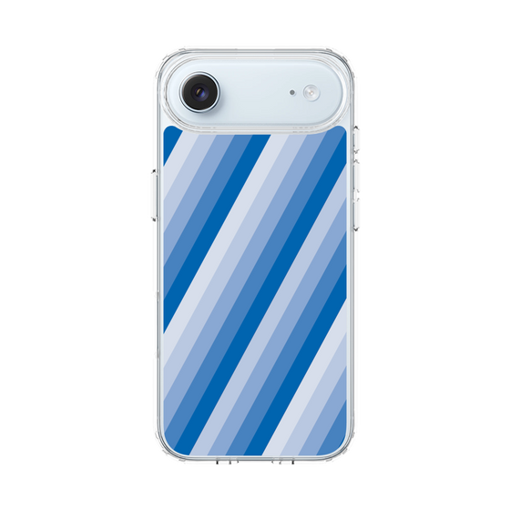 スリムプロテクションケース［ Middle Stripe - Blue ］