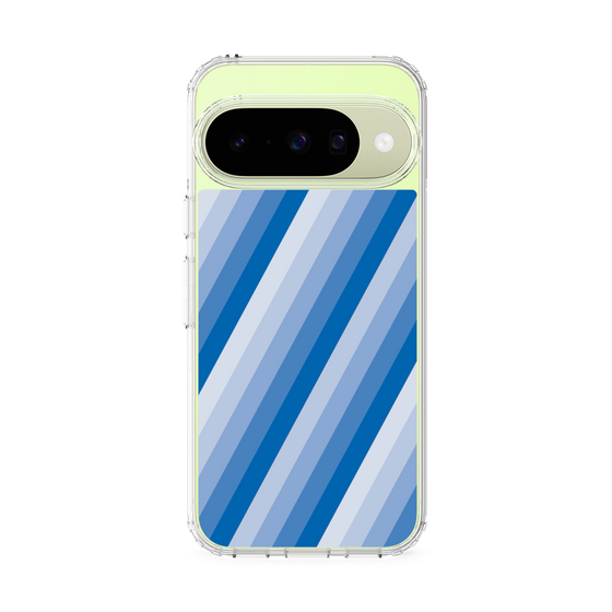 スリムプロテクションケース［ Middle Stripe - Blue ］