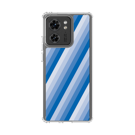 スリムプロテクションケース［ Middle Stripe - Blue ］