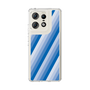 スリムプロテクションケース［ Middle Stripe - Blue ］