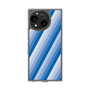 スリムプロテクションケース［ Middle Stripe - Blue ］