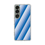 スリムプロテクションケース［ Middle Stripe - Blue ］