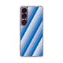 スリムプロテクションケース［ Middle Stripe - Blue ］