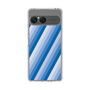 スリムプロテクションケース［ Middle Stripe - Blue ］