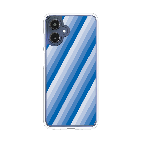 スリムプロテクションケース［ Middle Stripe - Blue ］