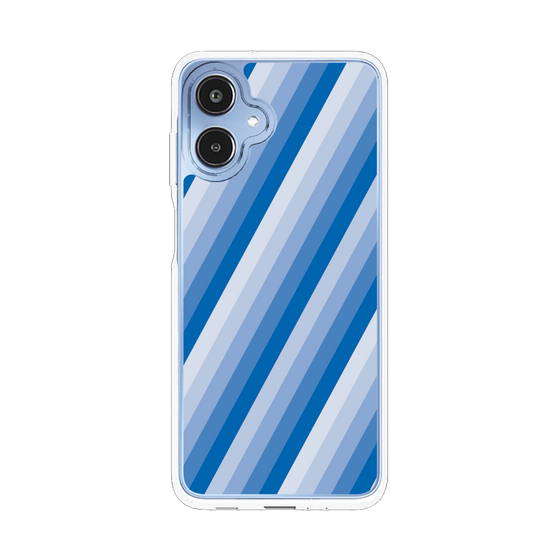 スリムプロテクションケース［ Middle Stripe - Blue ］
