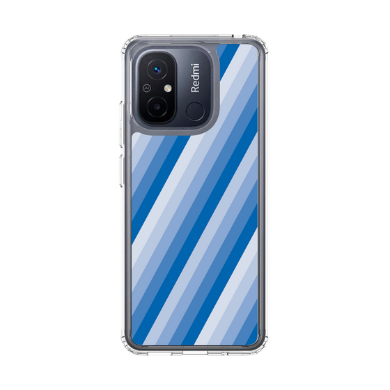 スリムプロテクションケース［ Middle Stripe - Blue ］