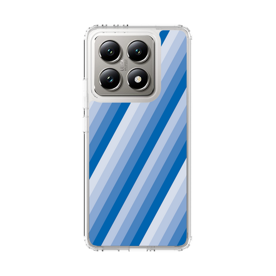 スリムプロテクションケース［ Middle Stripe - Blue ］