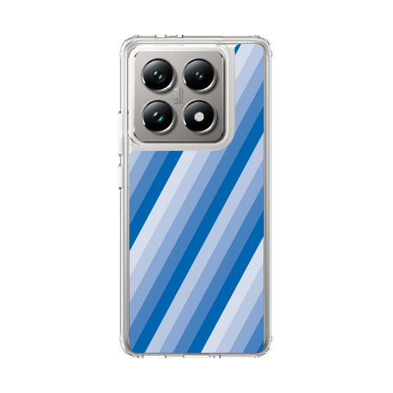 スリムプロテクションケース［ Middle Stripe - Blue ］