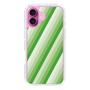 スリムプロテクションケース［ Middle Stripe - Green ］