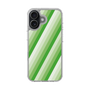 スリムプロテクションケース［ Middle Stripe - Green ］