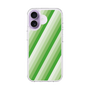 スリムプロテクションケース［ Middle Stripe - Green ］