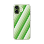 スリムプロテクションケース［ Middle Stripe - Green ］