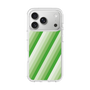 スリムプロテクションケース［ Middle Stripe - Green ］