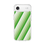 スリムプロテクションケース［ Middle Stripe - Green ］