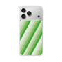 スリムプロテクションケース［ Middle Stripe - Green ］