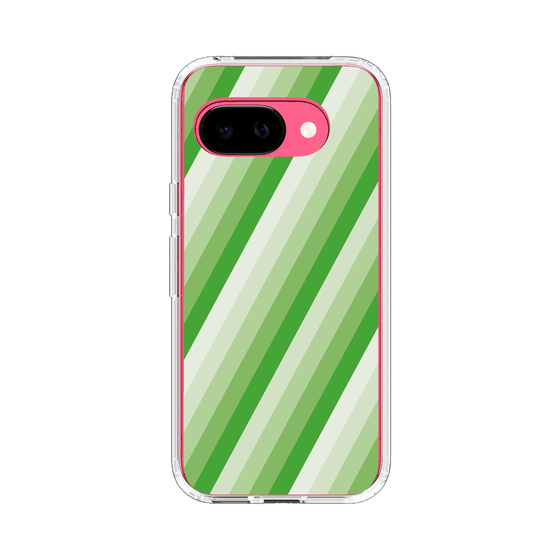 スリムプロテクションケース［ Middle Stripe - Green ］