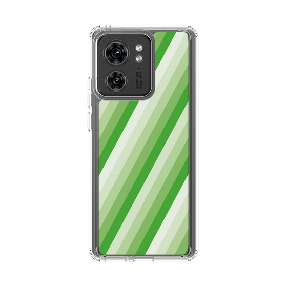 スリムプロテクションケース［ Middle Stripe - Green ］