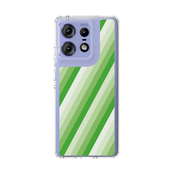 スリムプロテクションケース［ Middle Stripe - Green ］