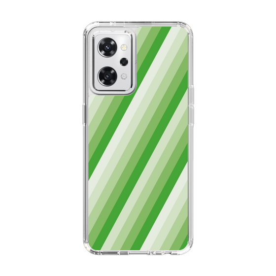 スリムプロテクションケース［ Middle Stripe - Green ］