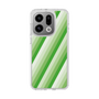 スリムプロテクションケース［ Middle Stripe - Green ］