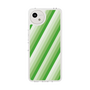スリムプロテクションケース［ Middle Stripe - Green ］