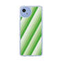 スリムプロテクションケース［ Middle Stripe - Green ］