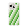 スリムプロテクションケース［ Middle Stripe - Green ］