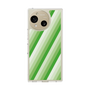 スリムプロテクションケース［ Middle Stripe - Green ］