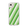 スリムプロテクションケース［ Middle Stripe - Green ］