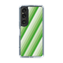 スリムプロテクションケース［ Middle Stripe - Green ］