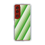 スリムプロテクションケース［ Middle Stripe - Green ］