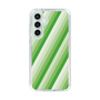 スリムプロテクションケース［ Middle Stripe - Green ］