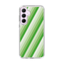 スリムプロテクションケース［ Middle Stripe - Green ］