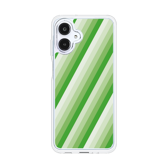 スリムプロテクションケース［ Middle Stripe - Green ］