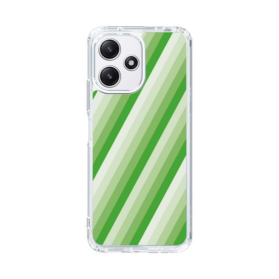 スリムプロテクションケース［ Middle Stripe - Green ］