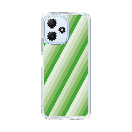 スリムプロテクションケース［ Middle Stripe - Green ］