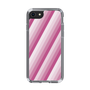 スリムプロテクションケース［ Middle Stripe - Pink ］