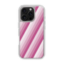 スリムプロテクションケース［ Middle Stripe - Pink ］