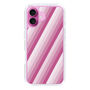 スリムプロテクションケース［ Middle Stripe - Pink ］