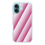 スリムプロテクションケース［ Middle Stripe - Pink ］