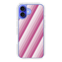 スリムプロテクションケース［ Middle Stripe - Pink ］