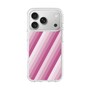 スリムプロテクションケース［ Middle Stripe - Pink ］