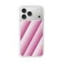 スリムプロテクションケース［ Middle Stripe - Pink ］