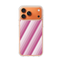 スリムプロテクションケース［ Middle Stripe - Pink ］