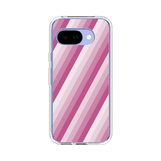 スリムプロテクションケース［ Middle Stripe - Pink ］