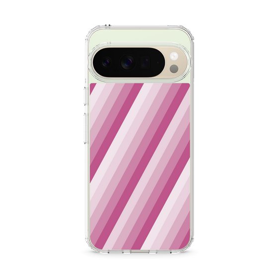 スリムプロテクションケース［ Middle Stripe - Pink ］