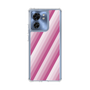 スリムプロテクションケース［ Middle Stripe - Pink ］